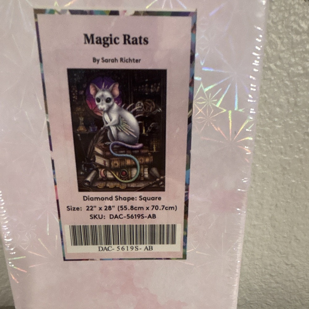 Diamond Art Club Magic Rats DIY Diamond Art Kit Square DAC-5619S-AB Richter
